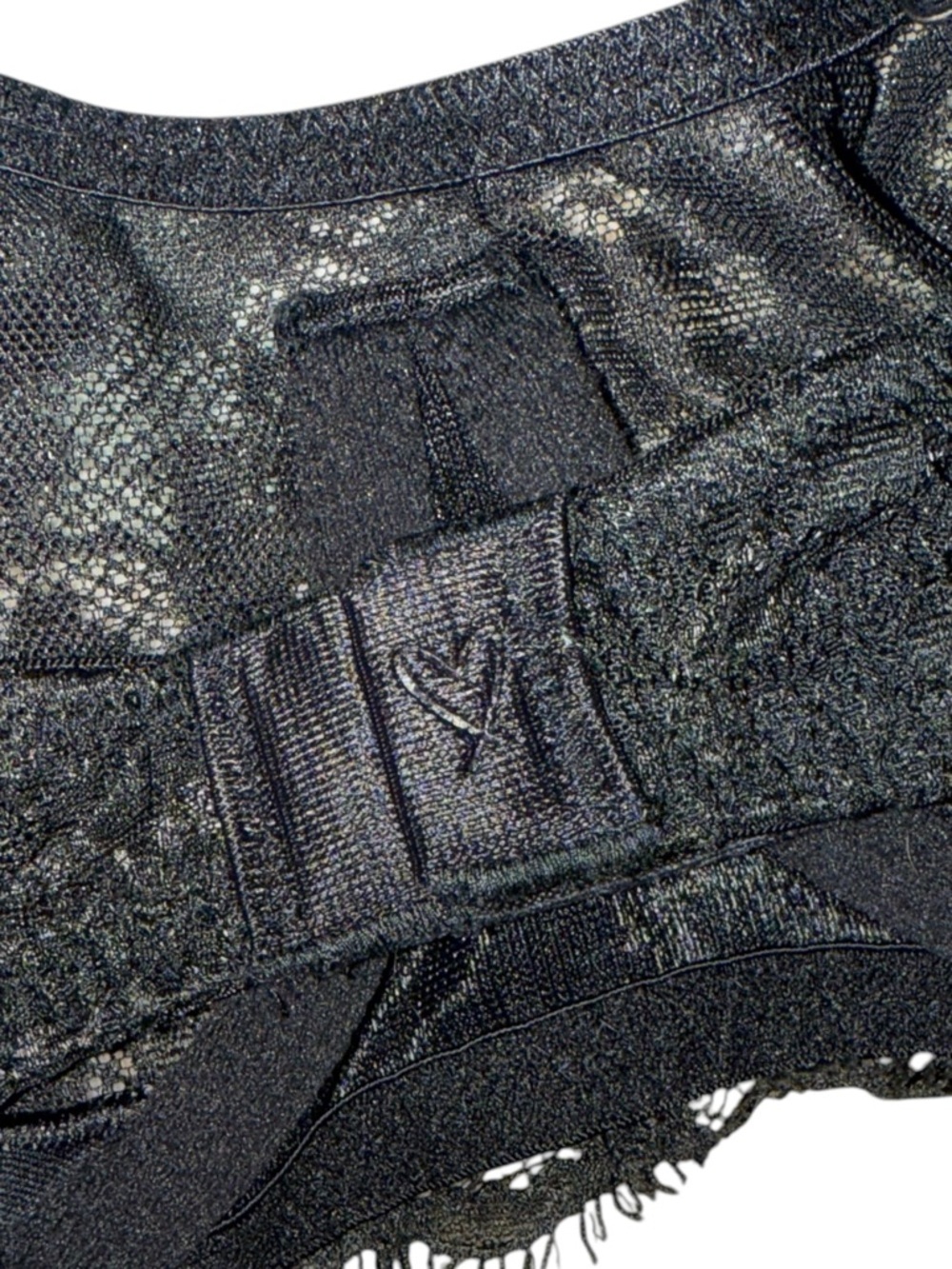 Victoria’s Secret Black Lace Bra 34B Underwire Sheer Sexy Lingerie - Picture 3 of 7